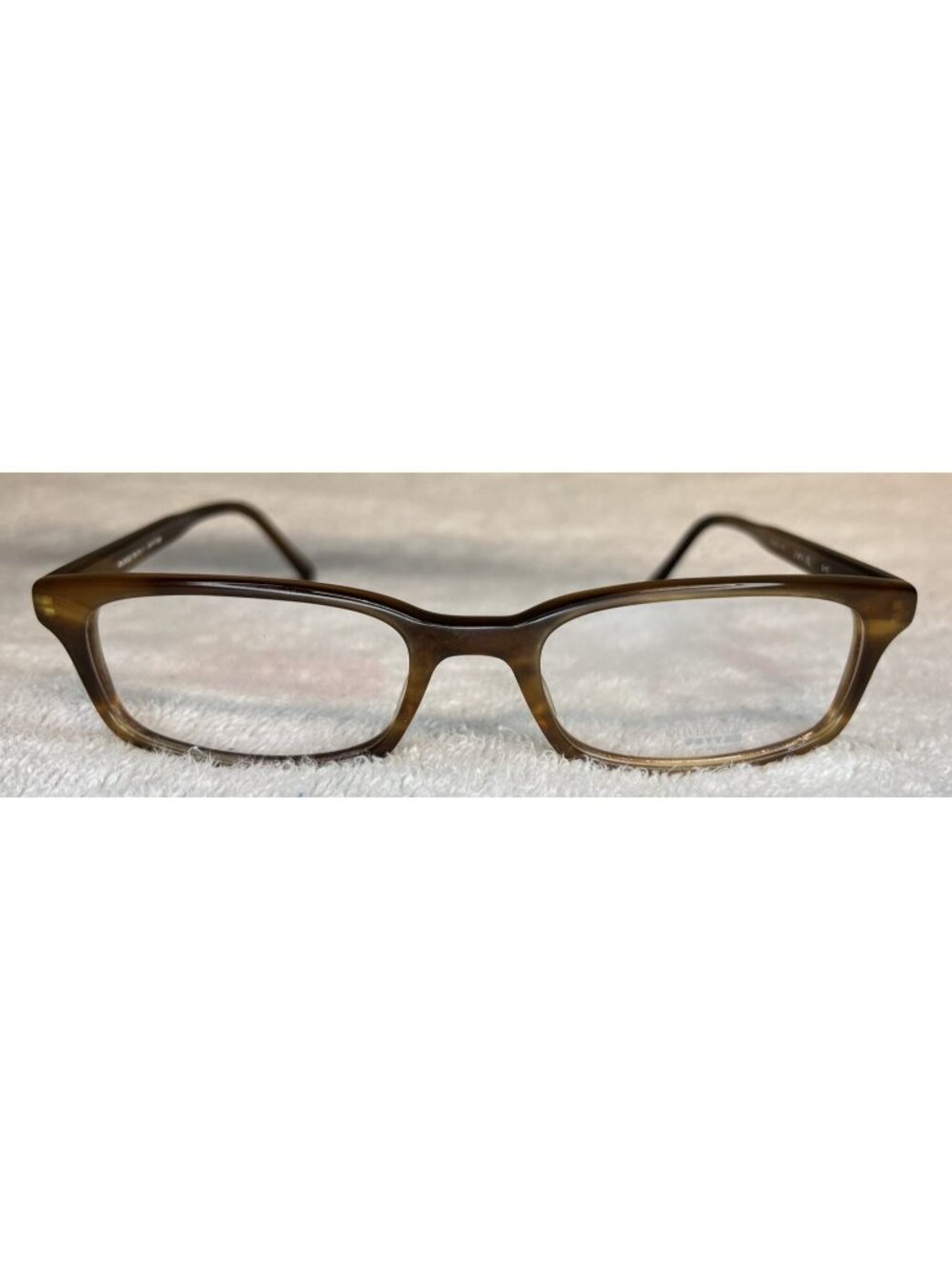 OLIVER PEOPLES ZUKO-XL SYC Brown Rectangular Eyeglasses Frames 53-19-145 JAPAN